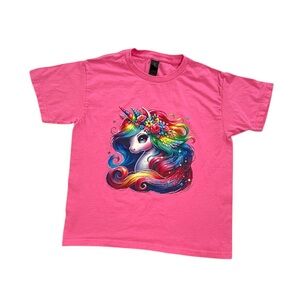 Pink Rainbow Unicorn T-Shirt